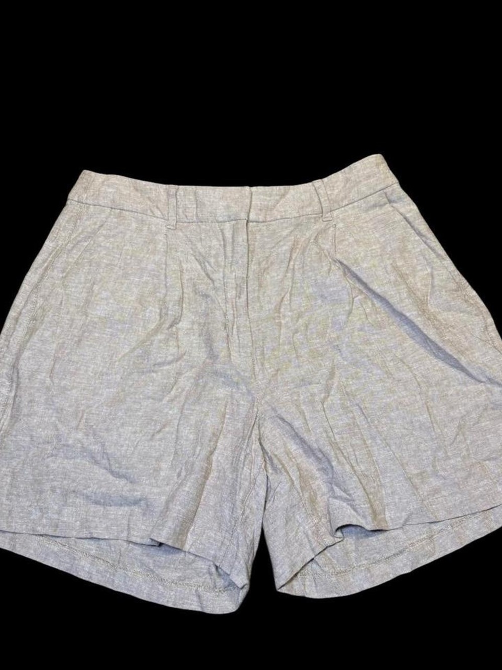 Old Navy Beige Linen-Blend Women's Shorts